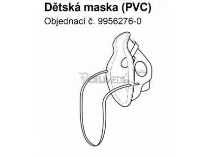 Maska PVC pediatrická pro Inhalátory Omron