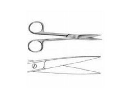 Nůžky chirurgické hrotnaté, rovné (Typ 11,5 cm)