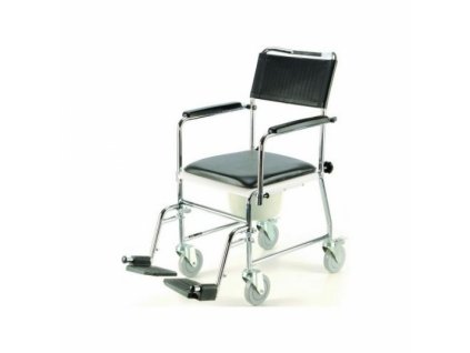 Křeslo klozetové pojízdné repasované (Typ bez podnožek)