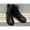 Černé kožené kotníkové boty 54133 nero (Rozměr 38)