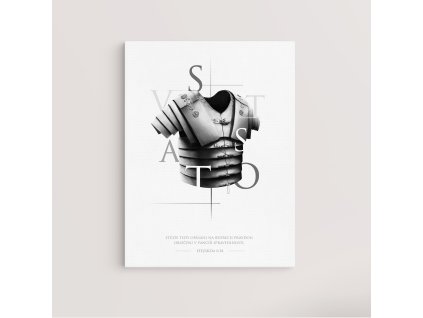 NA VYSKU wall front bozi zbroj pancir