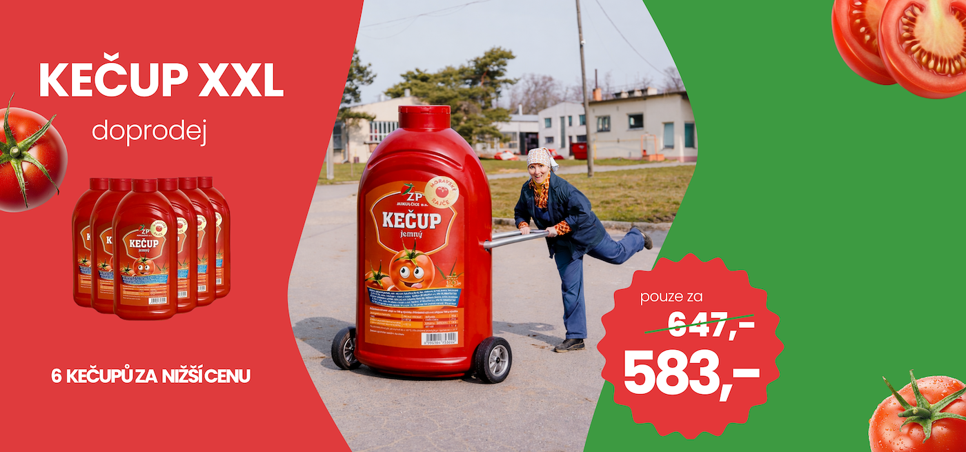 Kečup XXL doprodej