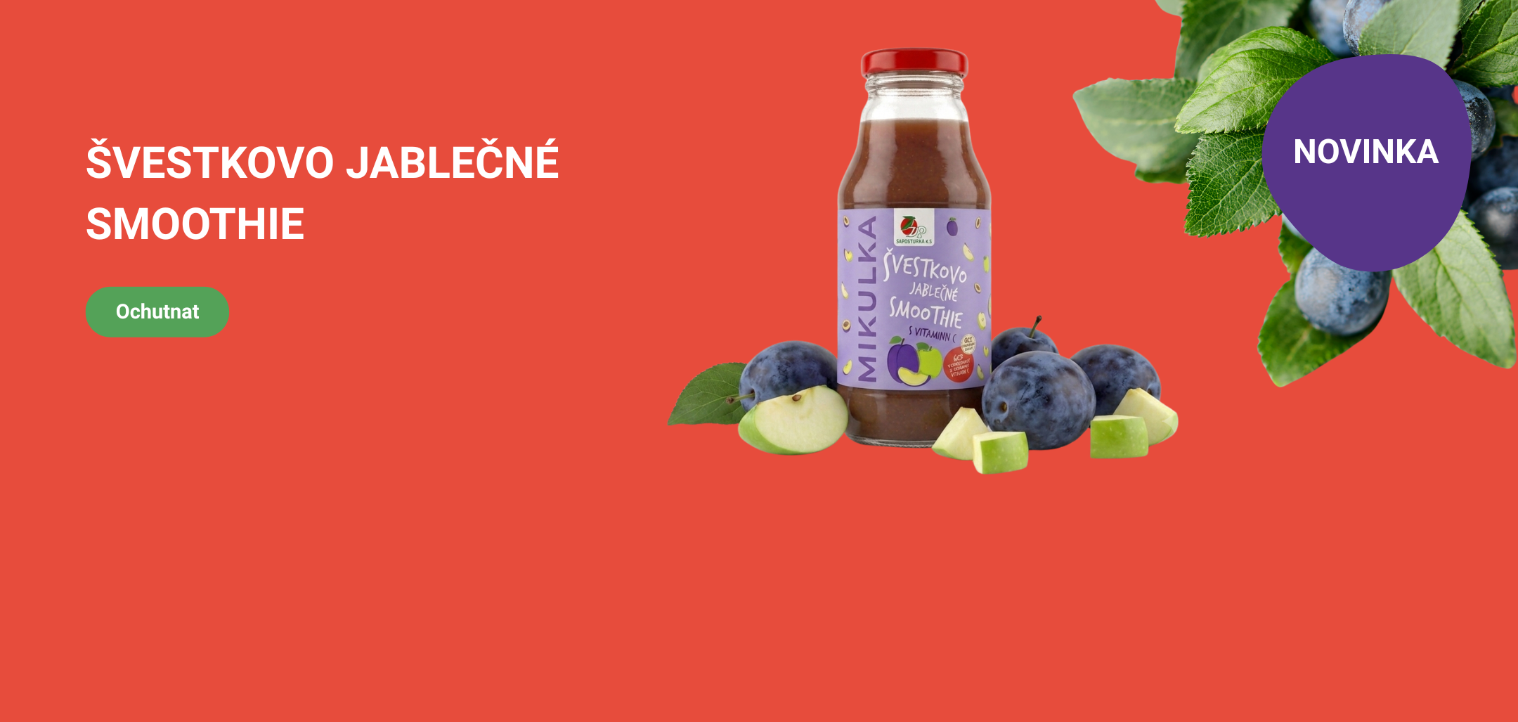 Švestkovo jablečné smothie