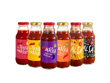 Gurmán box – sada 6 omáček