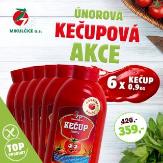 ❌ Suchý únor? ✅ Ne, kečupový únor! 🍅😄 🔥 Únorová kečupová akce 🍅 6× jemný kečup z moravských rajčat 👉 teď jen 359 Kč...