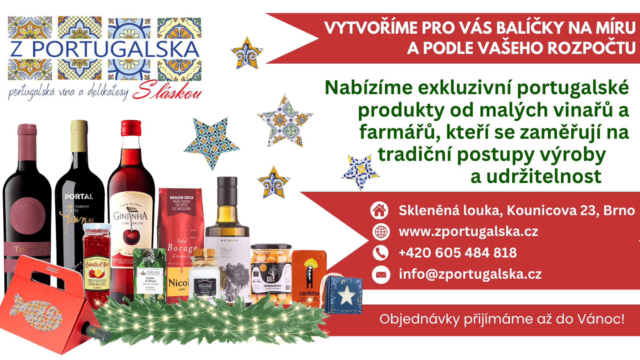 vánoční balíčky na míru