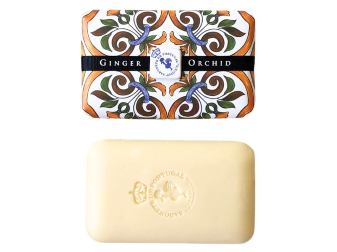 Mýdlo azulejos -ZÁZVOR&ORCHIDEJ-Castelbel -300 g