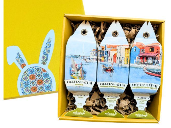 Dárková sada konzerv - 3x TUŇÁK BASIC- Biosaber