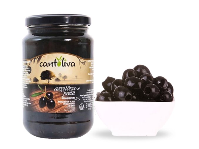 olivy černé vypeckované Cantoliva 345 g