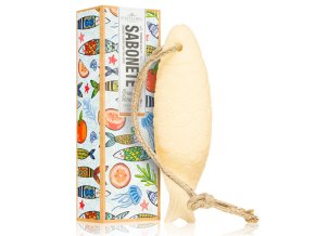 Mýdlo sardinka na provázku 80 g -pomeranč&rozmarýn- Castelbel