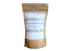 Tradiční jedlá mořská sůl - hrubozrnná - 500 g