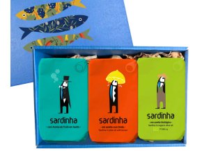 Dárková krabička sardinky-3 ks - CITRON&LANÝŽ&BIO OLEJ