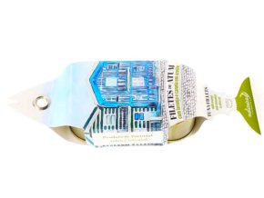 Filety z tuňáka v oleji s POMERANČEM&SKOŘICÍ- Biosaber 120 g