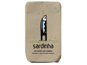 Portugalské sardinky v olivovém oleji s OREGANEM -120 g