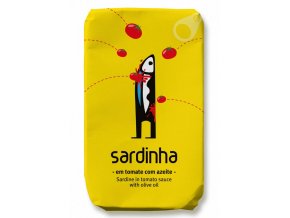 Portugalské sardinky v olivovém oleji s RAJČATY -120 g