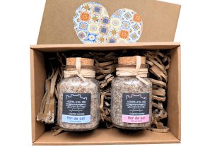 Dárková krabička SOLNÝ KVĚT ochucený 2 ks