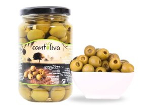 Portugalské olivy zelené vypeckované Cantoliva 345 g