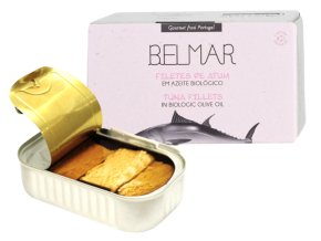 Filety z tuňáka v BIO olivovém oleji- BELMAR-120 g