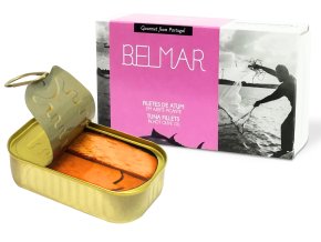 Filety z tuňáka v pikantním olivovém oleji- BELMAR-120 g