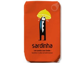 Portugalské sardinky v olivovém oleji s citronem 120 g