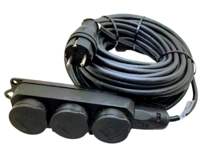 230V síťový kabel 25m