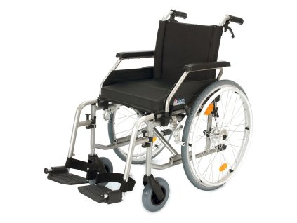 Invalidní vozík s brzdami (Varianta 1  šířka sedu 40 cm)