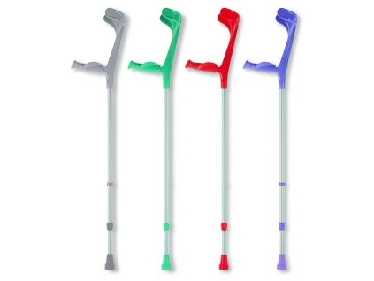 Francouzská berle anatomická (Varianta 1  barva opěrky černá, Varianta 2  držadlo pro levou ruku)