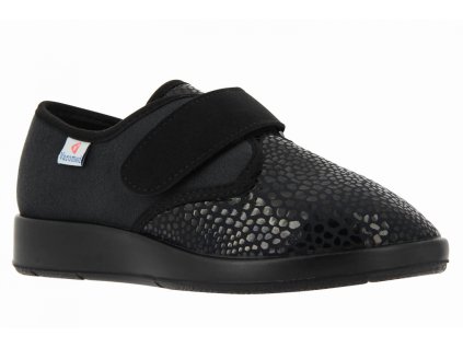60811 60 100 Zürich Unisex Stretch Kletthalbschuh schwarz1