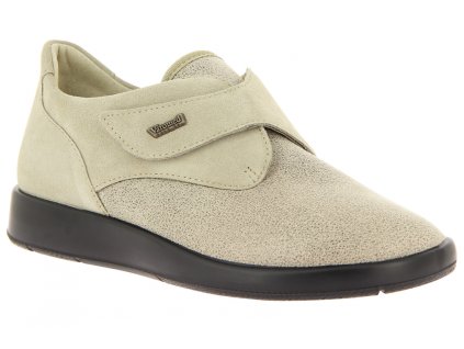 60815 67 100 Teneriffa Damen Stretch Klettschuh kiesel