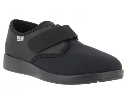 60810 60 100 Tromsö Unisex Stretch Kletthalbschuh schwarz