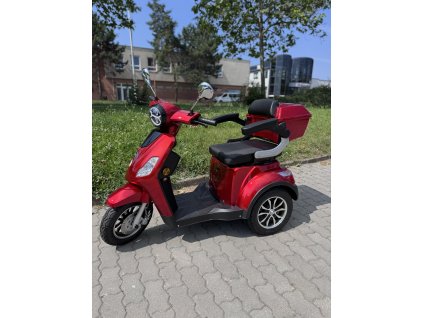 e-FREJ E3 Lithium - elektrická tříkolka červená