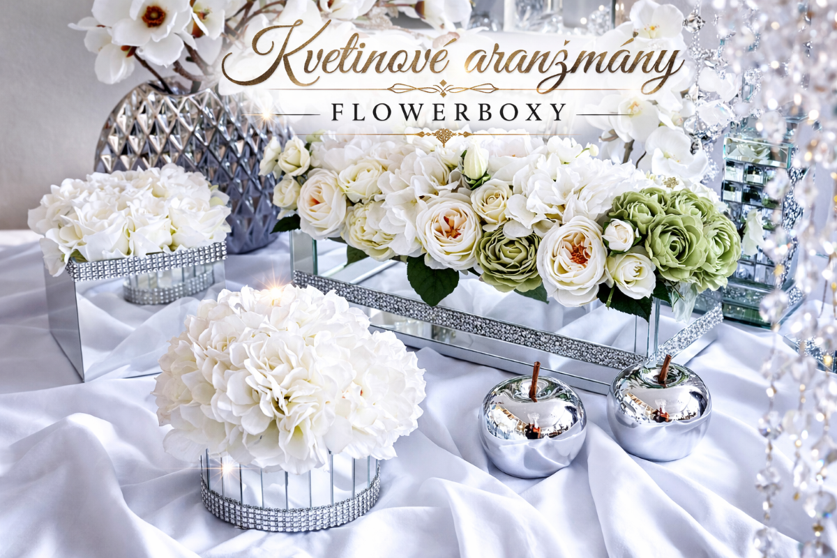 KVETINOVÉ ARANŽMÁNY, FLOWERBOXY, VENCE