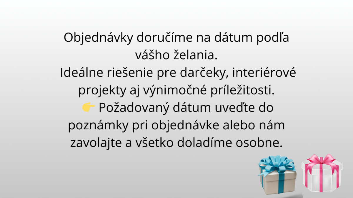 DORUČENIE NA DÁTUM