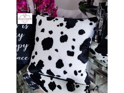 Poťah na vankúš vzor dalmatin