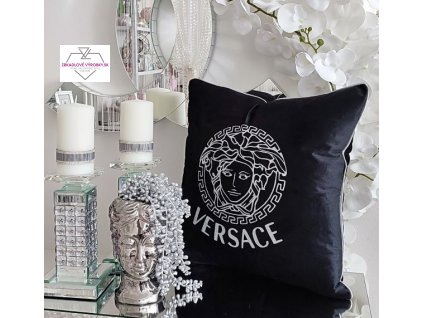 Poťah na vankúš so strieborným logom