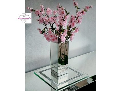Váza zrkadlová 11x11x29cm