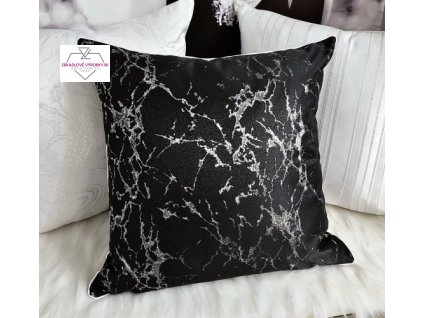 Poťah na vankúš mramorový vzor