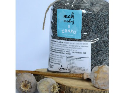 1581 mak modry nemlety 500g zrnko