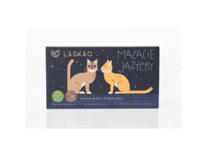 3144 cokolada vegan biela macacie jazycky laskao 80 g