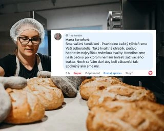 Sme veľmi radi, že vám pečivo z našej kváskovej pekárne chutí 😍.