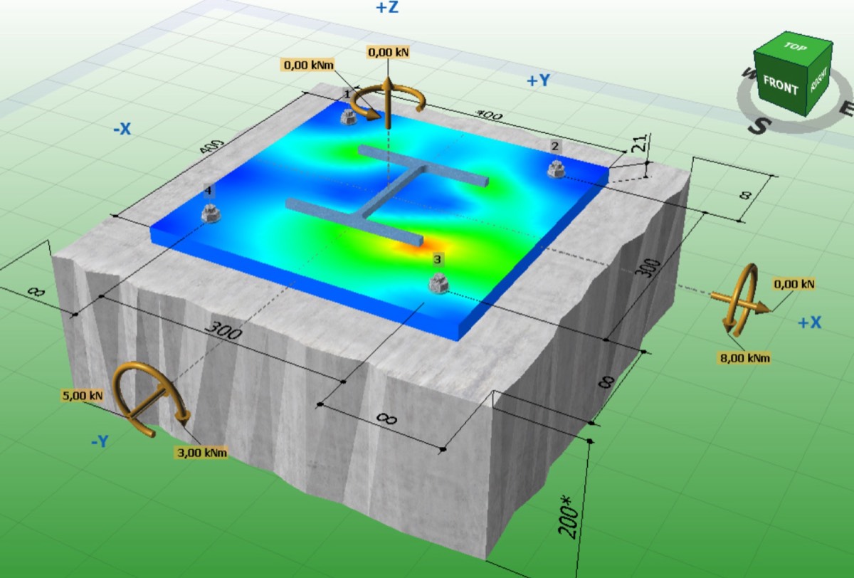 3D obrázek z programu pro dimenzování ESSVE CS.