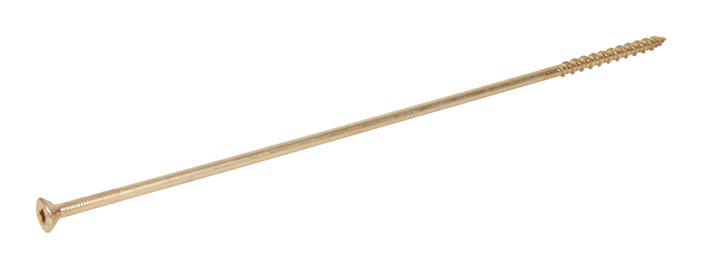 Construction screw C-PT, partial thread, countersunk head, zinc-plated