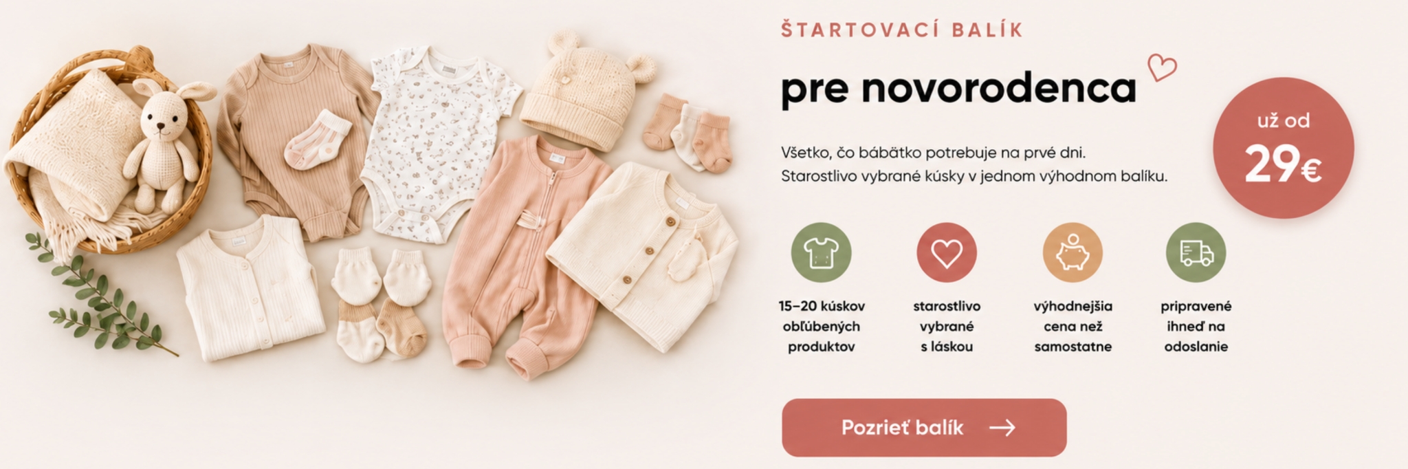 balík pre novorodencov