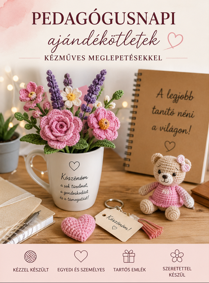 Pedagógusnapi ajándékötletek kézműves meglepetésekkel