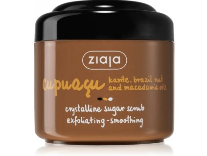 Ziaja - Cupuacu - krystalický cukrový tělový peeling / 200ml