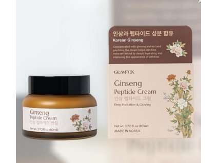 Glamfox - Pleťový omlazující krém s ženšenem a peptidy / 80ml