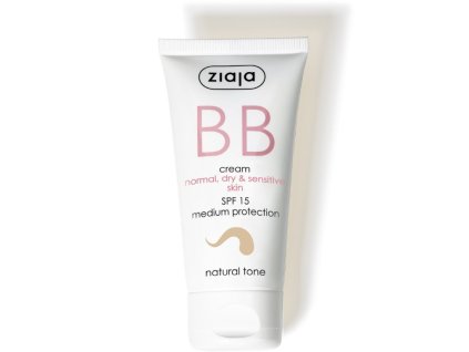 Ziaja - BB krém - normální, suchá, citlivá pleť odstín přirozený spf15 / 50ml