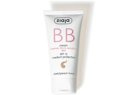 Ziaja - BB krém - normální, suchá, citlivá pleť odstín tmavý spf15 / 50ml