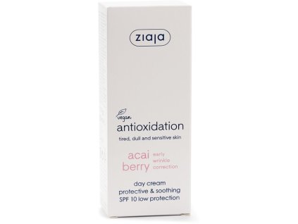 Ziaja - Acai berry - zklidňující denní krém spf 10 / 50ml