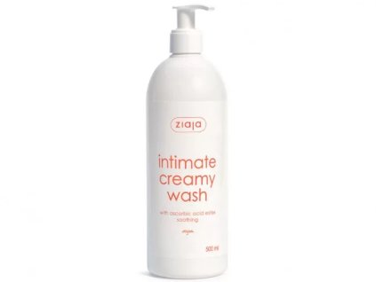 Ziaja - Intima - krémová intimní hygiena - proti podráždění s kyselinou askorbovou / 500ml